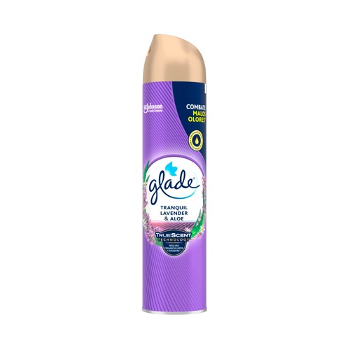 Ambientador en spray con esencia de lavanda GLADE Brise 300 ml.