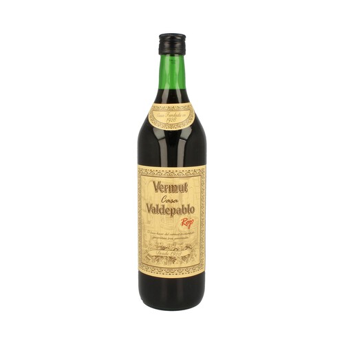 VALDEPABLO Vermouth rojo casero VALDEPABLO botella de 1 litro