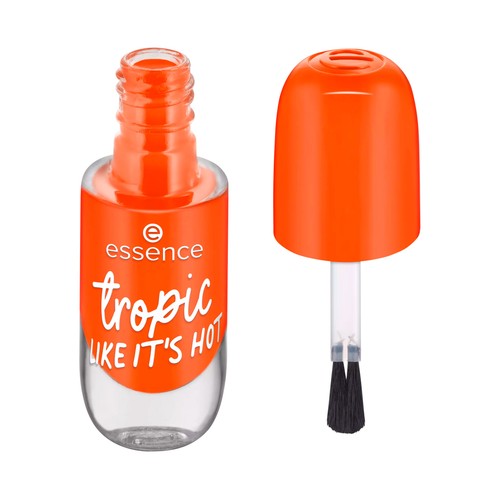 ESSENCE tono 81 Tropic like it´s hot (naranja brillante) Esmalte de uñas secado rápido.