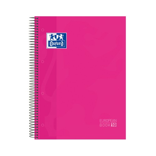 Cuaderno A4+ cuadrícula 5x5 Tapa Extradura Europeanbook 10 150 Hojas SCRIBZEE, OXFORD.
