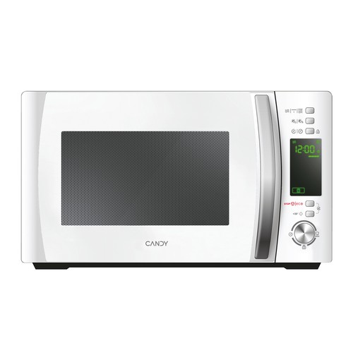 Microondas con grill con plato giratorio CANDY CMXG20DW, color blanco, capacidad 20L, potencia 700W, grill: 1000W.