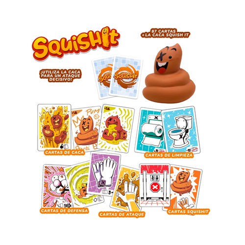 Juego de Cartas Squishit IMC TOYS