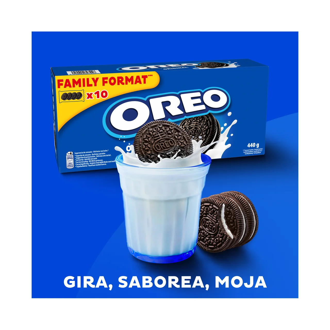 Original Galletas rellenas de crema de vainilla 10 uds. 44 g.