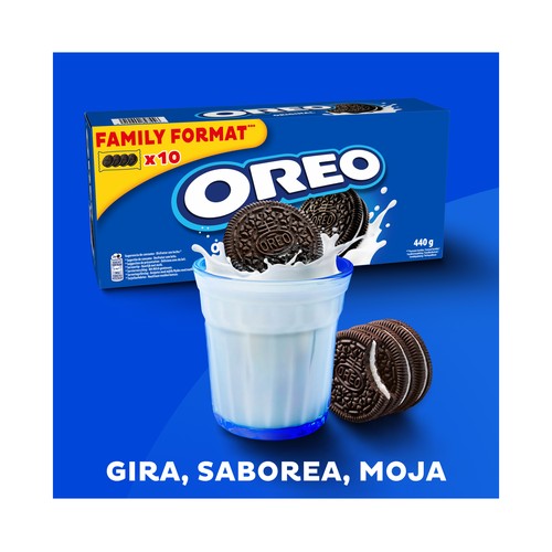 OREO Original Galletas rellenas de crema de vainilla 10 uds. 44 g.