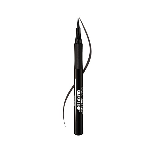 REVLON Colorstay sharp line  tono 001 negro azabache Delineador de ojos líquido, resistente al agua.