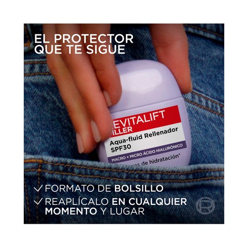 L´ORÉAL PARIS Revitalift filler Crema hidratante y rellenadora con FPS 30 40 ml.