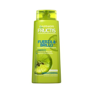 FRUCTIS Fuerza & brillo de Garnier Champú fortificante sin parabenos, para cabellos normales 690 ml.