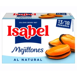 ISABEL Mejillones natural 13/18 gallego 69g