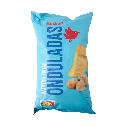 Patatas fritas onduladas PRODUCTO ALCAMPO 170 g.