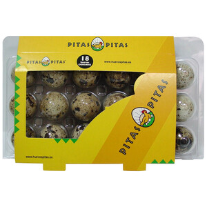 Imagen de PITAS Huevos de codorniz frescos 18 uds.