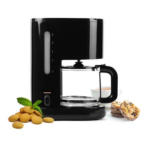 Cafetera de goteo QILIVE Q.5520, 12 tazas, filtro permanente, antigoteo, apagado automático.
