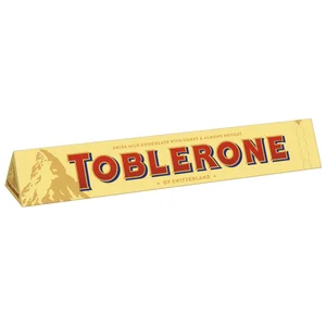 TOBLERONE Barrita de chocolate con leche, miel y almendras 100 g.