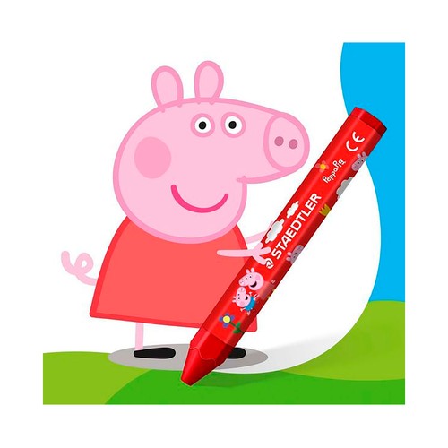 Set 12 ceras color noris junior - Peppa Pig. STAEDTLER