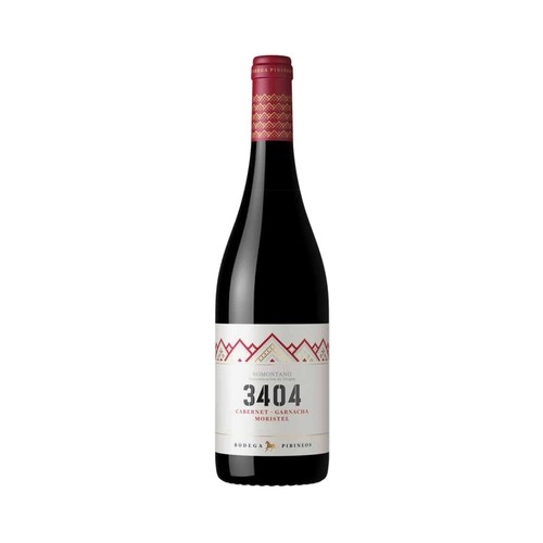 3404  Vino tinto con D.O. Somontano botella de 75 cl.
