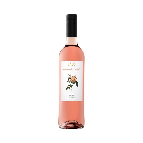 LAUS  Vino rosado con D.O. Somontano LAUS botella de 75 cl.