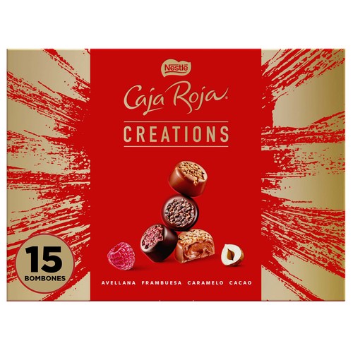 NESTLÉ Bombones caja roja creaciones 192 g.