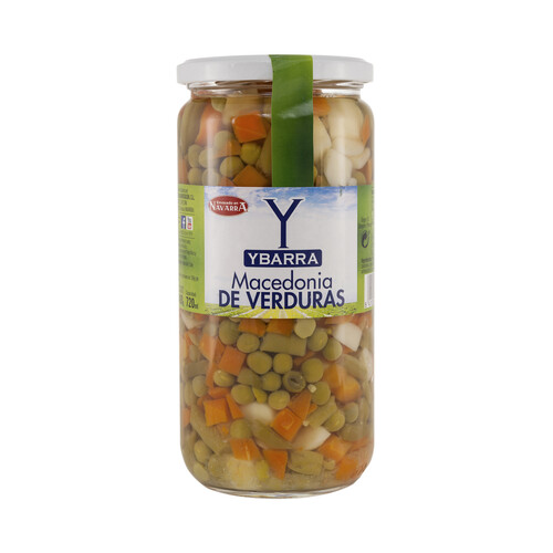 YBARRA Macedonia de verduras al natural 400 g.