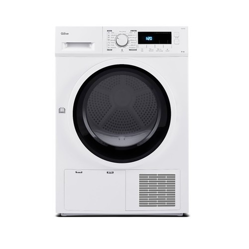 Secadora por condensación con bomba de calor QILIVE Q6166 capacidad de secado: 8KG, clasificación energética: A++, H: 84,5cm, A: 59,5cm, F: 65cm.