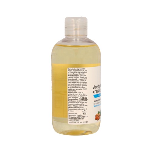 SANON Aceite de almendras con aloe vera SANON 250 ml.