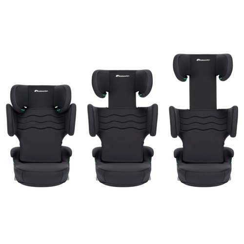 Asiento elevador para auto BEBECONFORT Hera i-Fix Car Seat, color negro i-Size para niños de 3,5 a 12 años (100 - 150 cm).