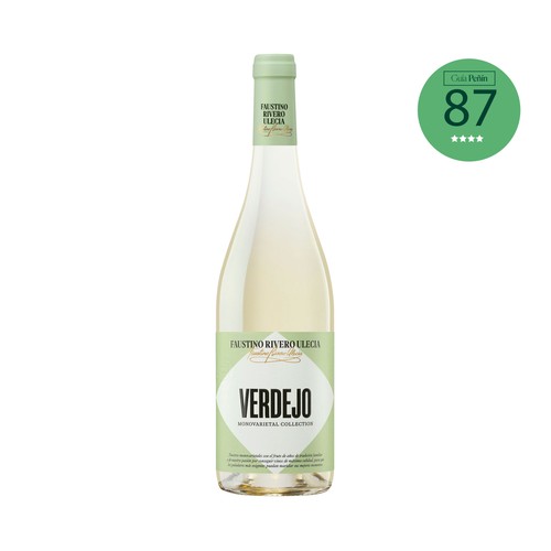 FAUSTINO RIVERO ULECIA  Vino blanco con D.O. Vinos de la Tierra de Castilla botella 75 cl.