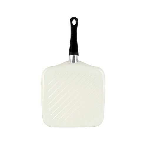 Asador acero esmaltado de 27 centímetros, apto para inducción,MAGEFESA Cream.