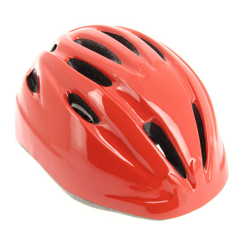 Casco de ciclismo infantil modelo Basic, color rojo CUP'S ALCAMPO