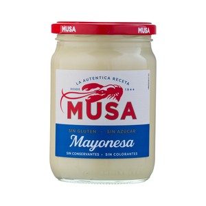 Imagen de MUSA Mayonesa, sin conservantes ni colorantes frasco de 450 ml.