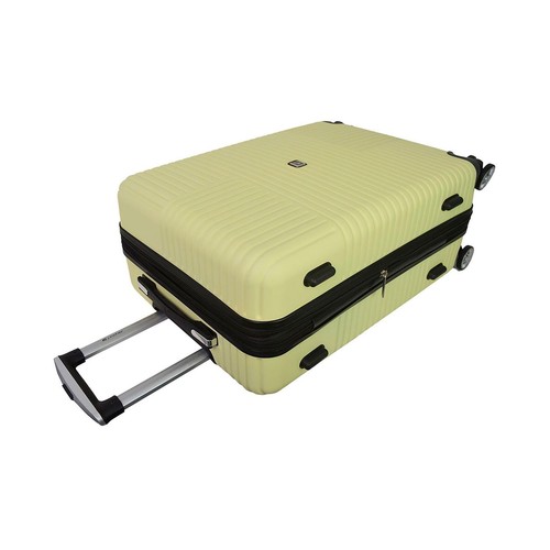 Maleta cabina tipo trolley talla XS Rígida, 8 ruedas con cierre Zen amarillo claro. AIRPORT