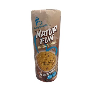Natur Fun Galletas de avena con tres tipos de chocolate 425 g.