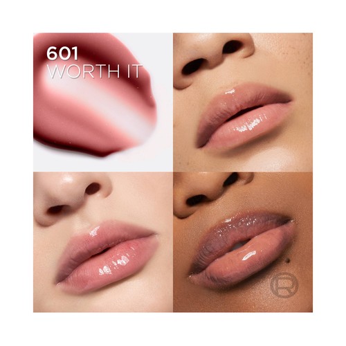 L´ORÉAL PARIS Plump ambition tono 601 Whorth it Aceite labial voluminizador con ácido Hialurónico.