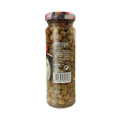 SERPIS Alcaparras en vinagre bote 60 g.
