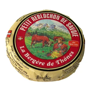 REBLOCHON PETIT Queso de pasta prensada con leche cruda de vaca REBLOCHON PETIT 240 g.