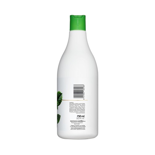 INSTITUTO ESPAÑOL Champú purificante con árbol de té y menta 750 ml.