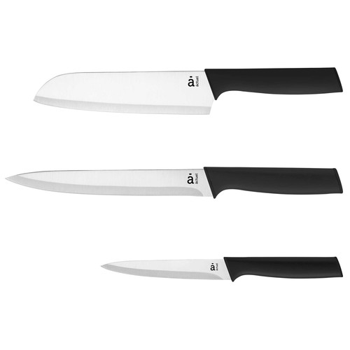 Set 3 cuchillos, hojas de 18, 13 y 20cm, ACTUEL.
