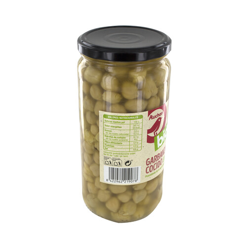 ALCAMPO ECOLÓGICO Garbanzos cocidos ALCAMPO ECOLÓGICO 450 g.