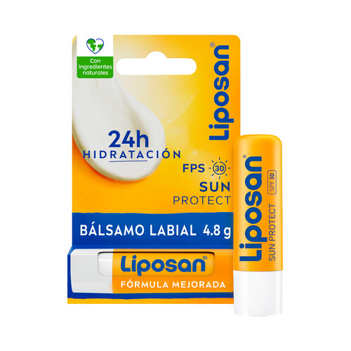 LIPOSAN Protector labial con FPS 30 (medio) 4,8 g.