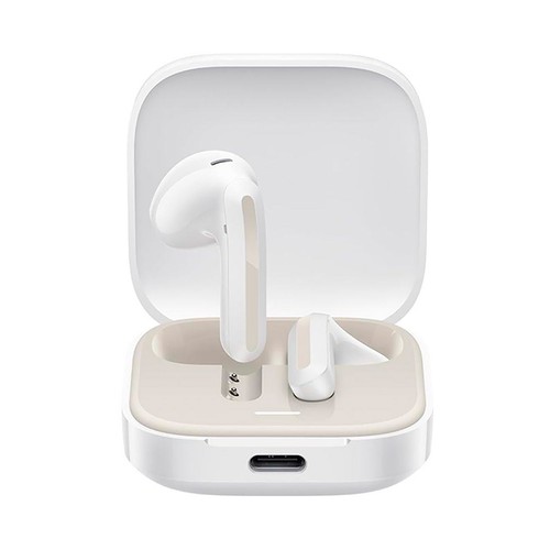Auriculares inalámbricos Redmi Buds 6 Active white XIAOMI BHR8391GL, estuche de carga, doble micrófono.