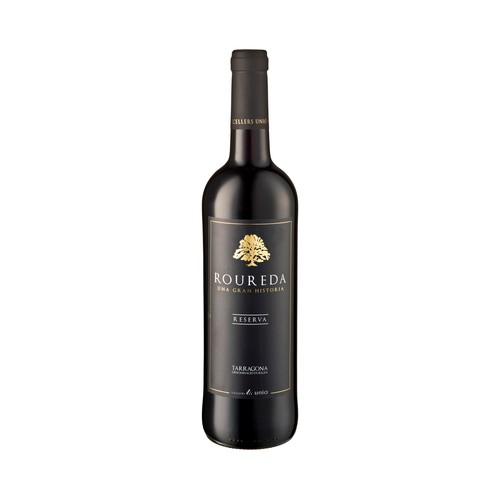 ROUREDA  Vino tinto reserva con D.O. Tarragona ROUREDA botella de 75 cl.