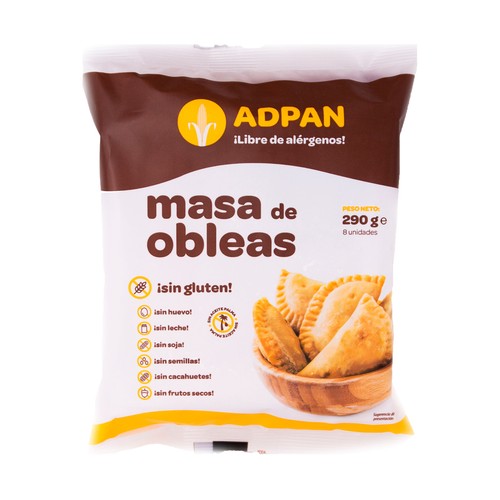 ADPAN Masas de obleas sin gluten 290 g.