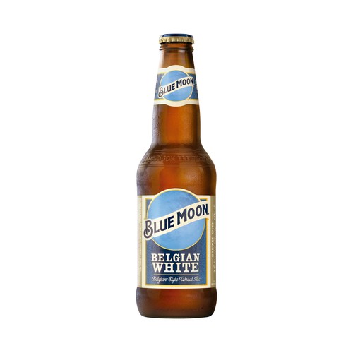 BLUE MOON Pack cervezas belgian white 4 uds. x 33 cl + Vaso de regalo