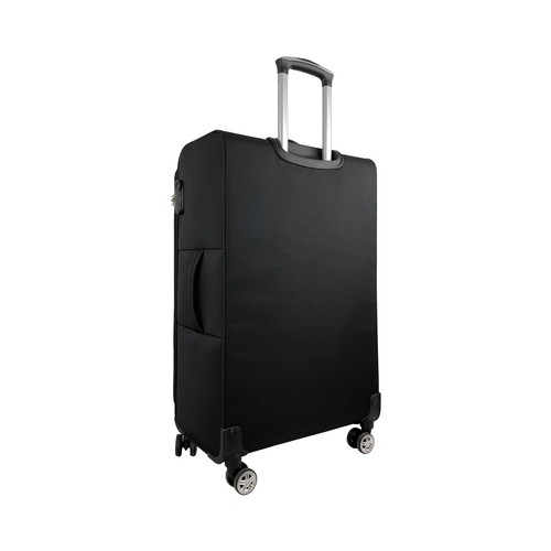 Maleta de cabina soft de 55 cm color negro y 8 ruedas, AIRPORT ALCAMPO.
