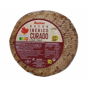 AUCHAN Queso mezcla curado, mini Producto Alcampo.