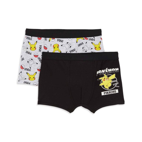 Lote 2 boxers niño POKÉMON, talla 8.