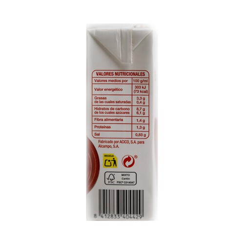 PRODUCTO ECONÓMICO ALCAMPO Tomate frito PRODUCTO ECONÓMICO ALCAMPO brik de 390 g.