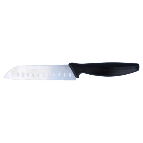 Cuchillo de cocina multiusos con hoja de acero inoxidable de 23 cm  y mango de plástico, MENAJE.