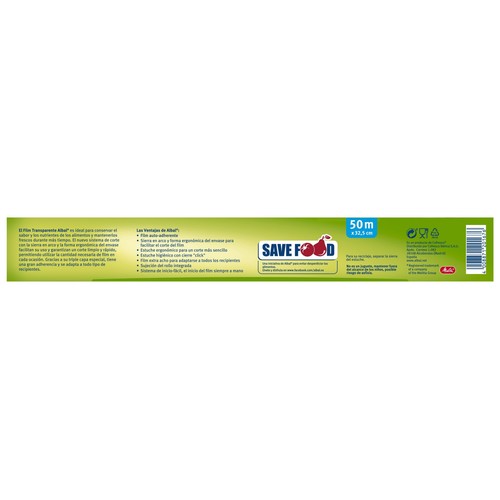 ALBAL Film transparente ALBAL 50 mts.
