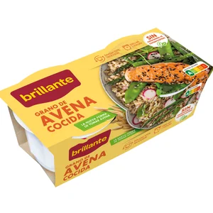 BRILLANTE Avena cocida paquete 2 uds x 125 g.