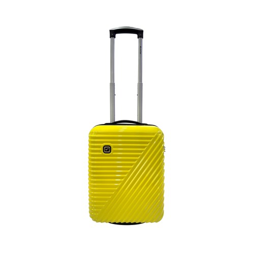 Maleta de cabina tipo trolley 8 ruedas lock color amarillo. AIRPORT