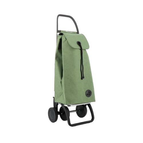 Carro de compra con chasis de aluminio con bolsa y 3 bolsillos, capacidad de 43 litros, ROLSER Max Tweed.